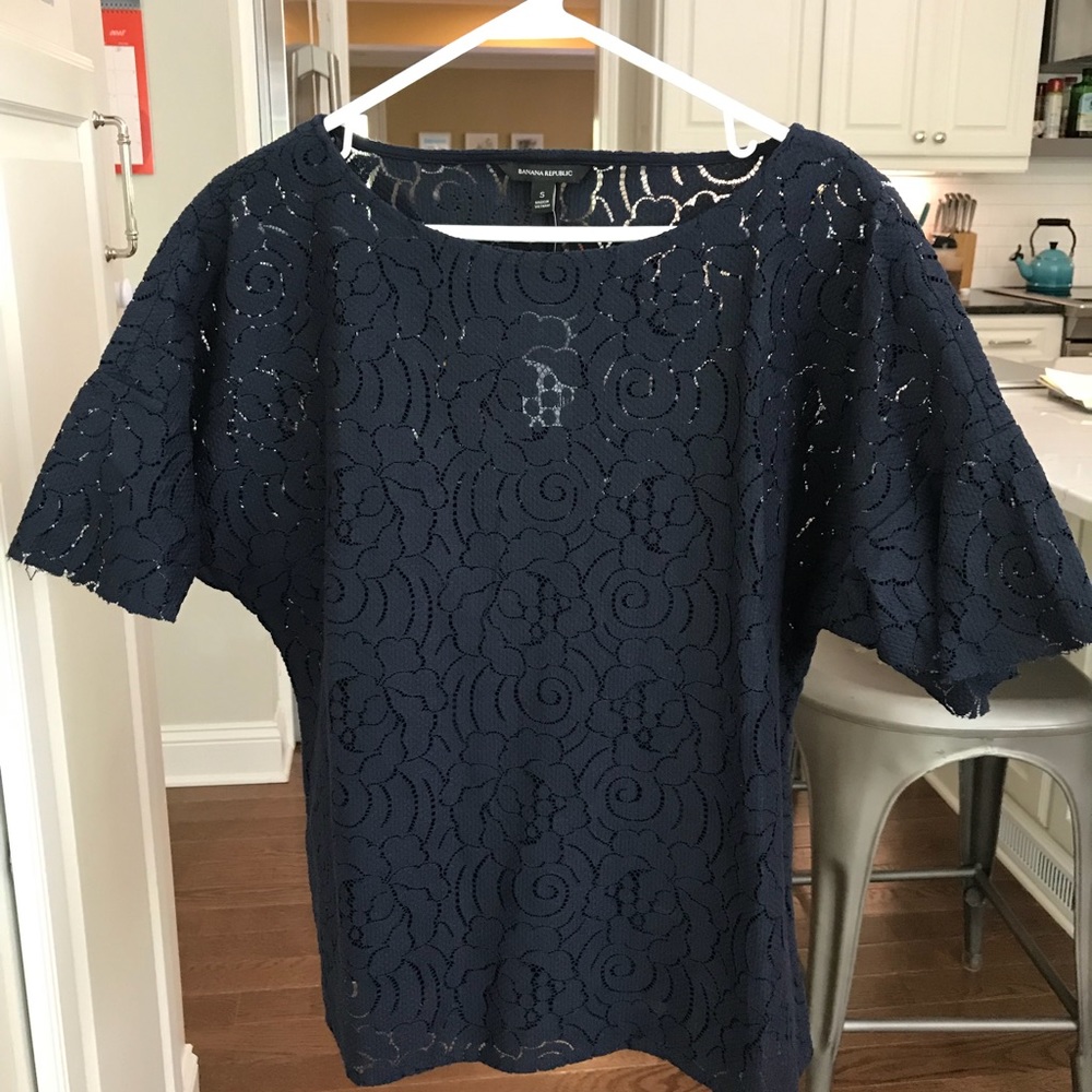 Banana Republic Lacy Top
